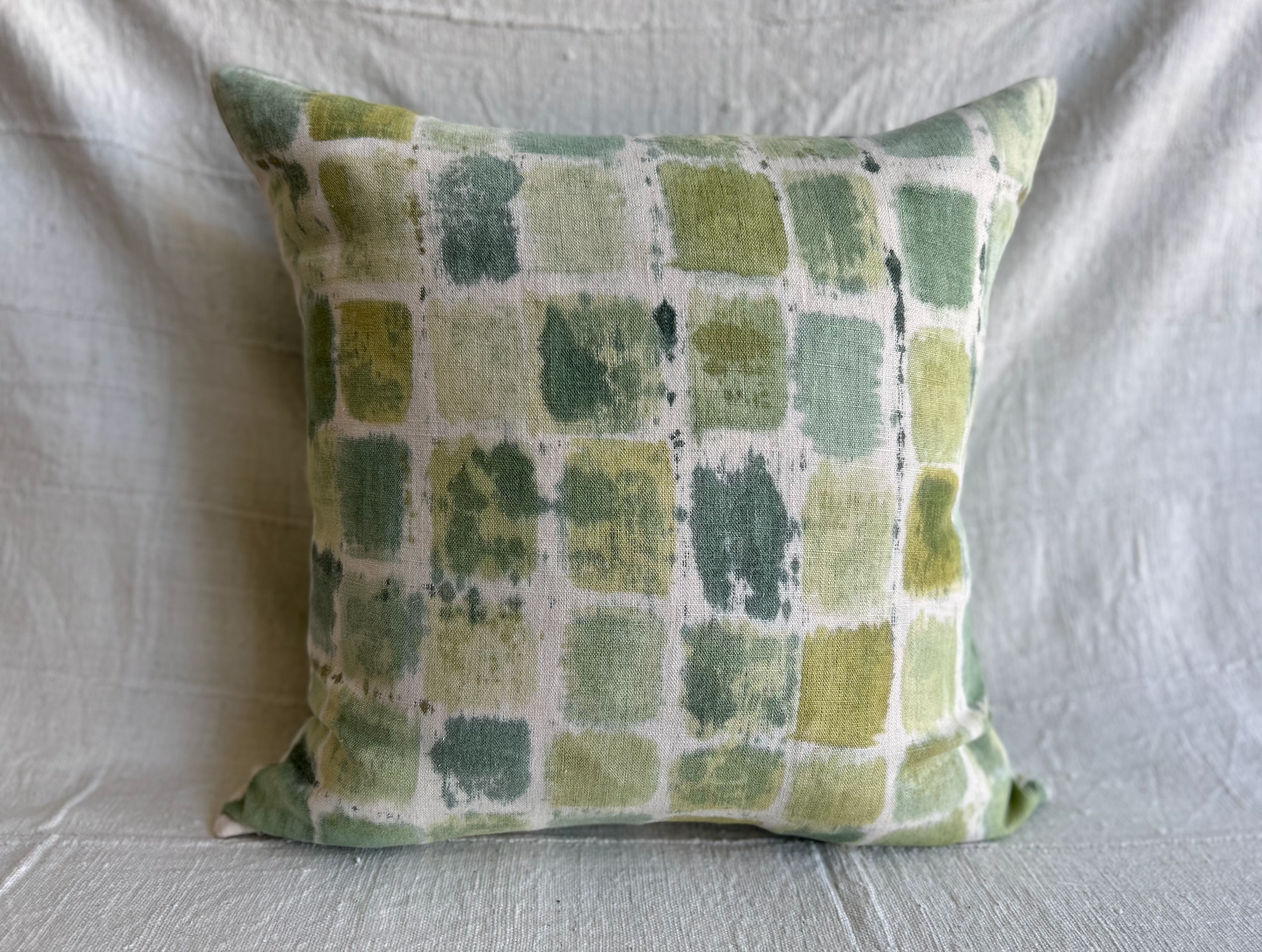 Mosaic Sage pillow